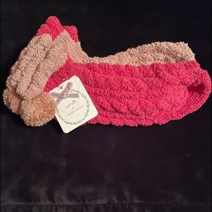 Set of 2 Pom Pom knit Socks from Anthropologie